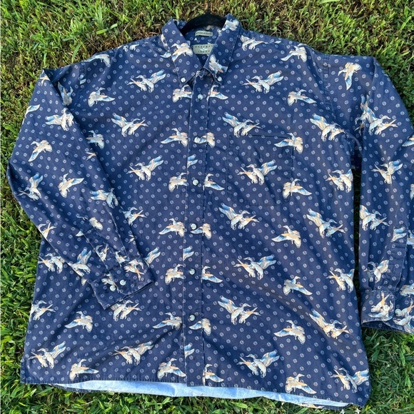 natural issue Other - Natural Issue Duck Print Button Down Shirt Men’s 2XLT
